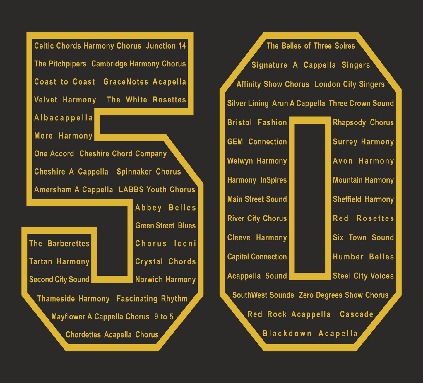 50th members' celebration long sleeved t-shirt (B211F)