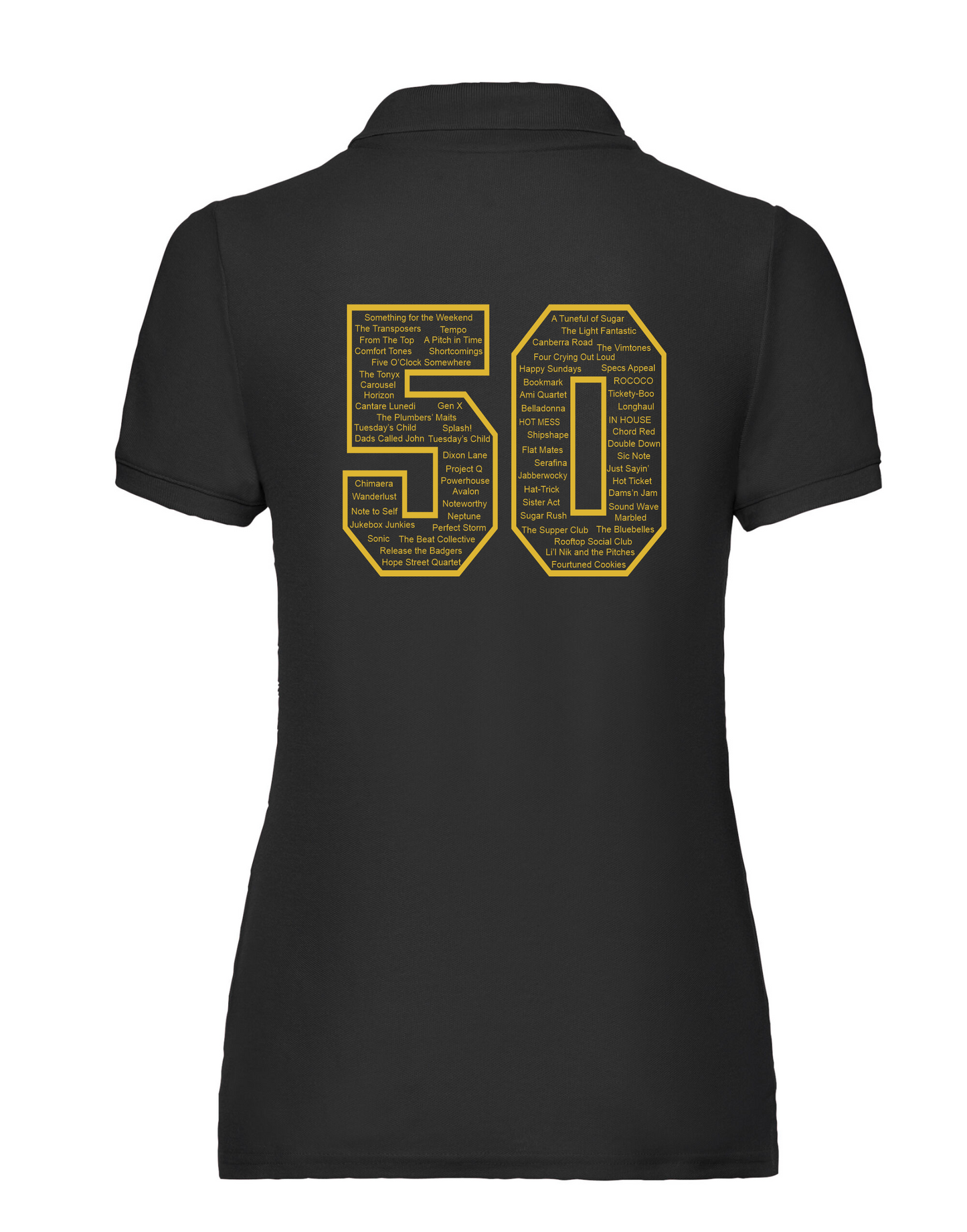 50th Quartet members celebration polo (63402)