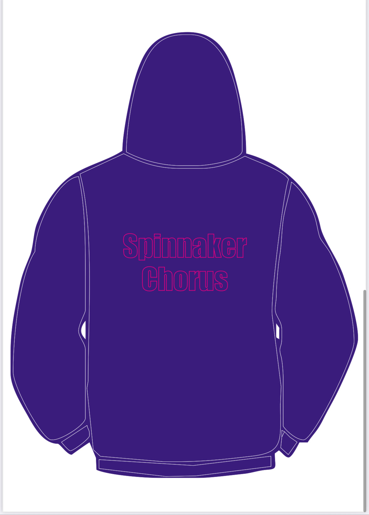 Spinnaker unisex navy blue full zip hoody (JH050)