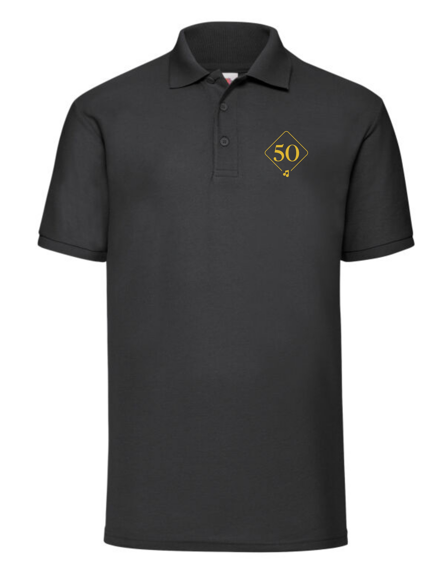 50th celebration short sleeved polo shirt (63402)