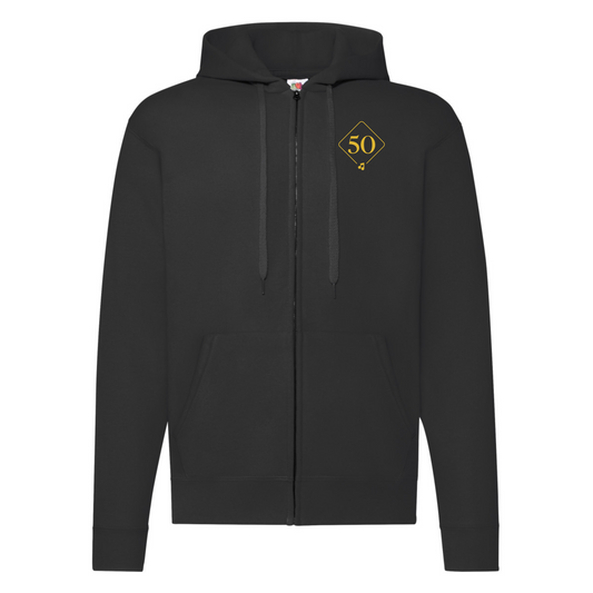 50th celebration unisex ZIP hoody (18600)
