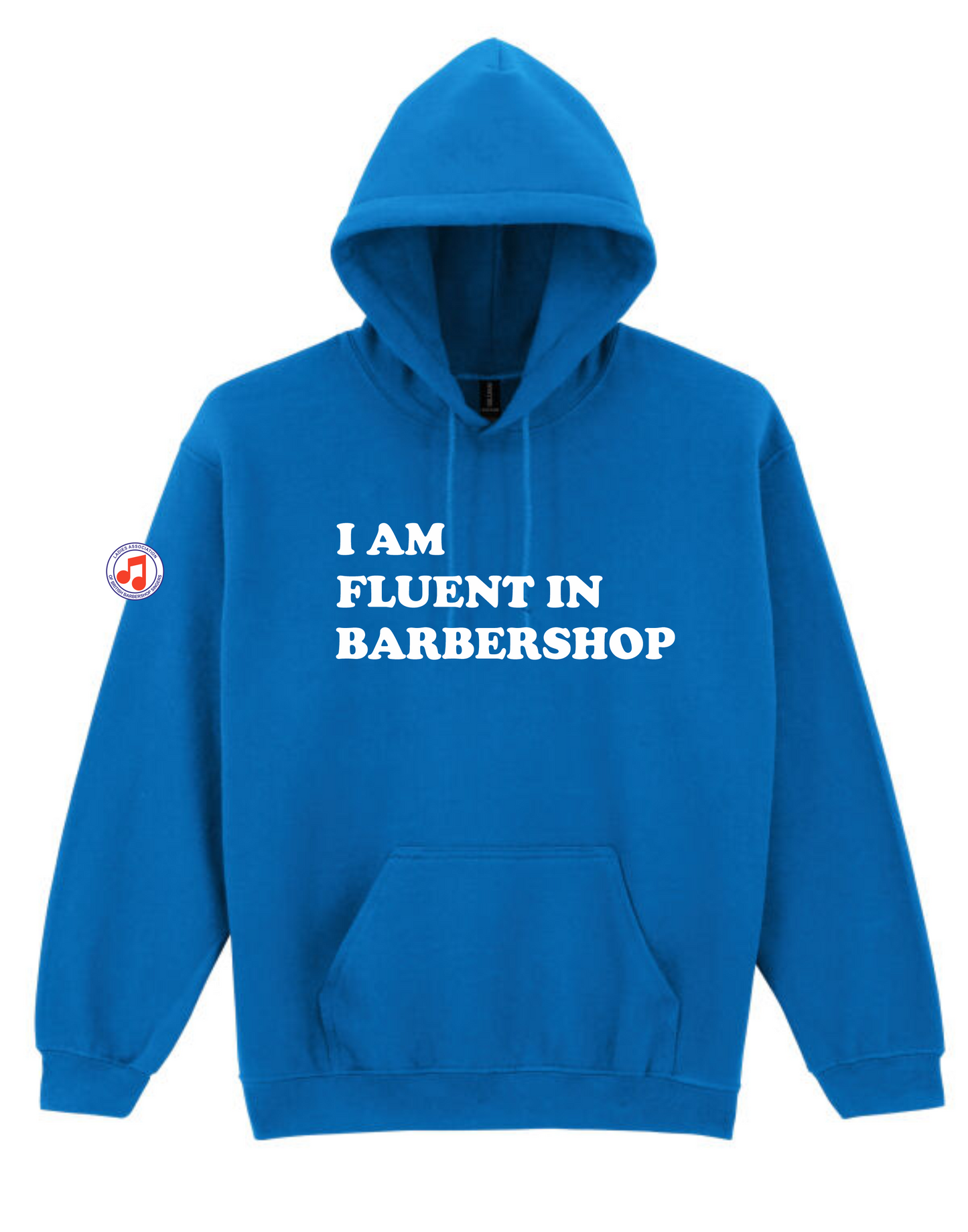 "Fluent in barbershop" hoody (18500)