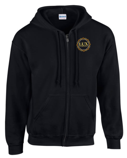Lux unisex full zip hoody