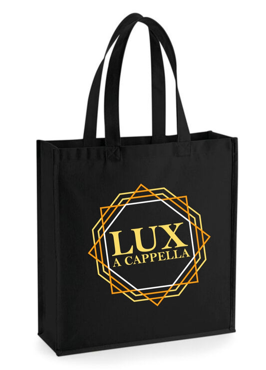 Lux premium canvas tote bag