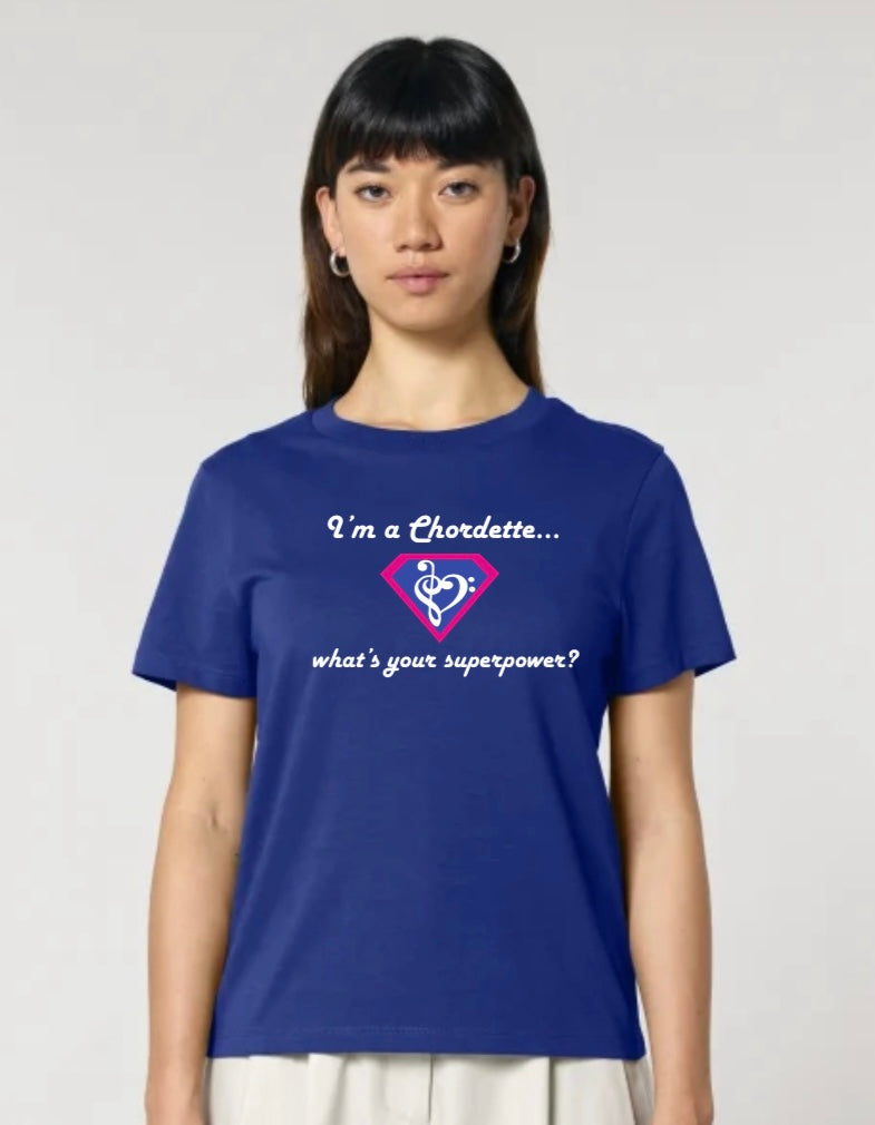 Chordettes "Superpower" short sleeved t-shirt (SX768)