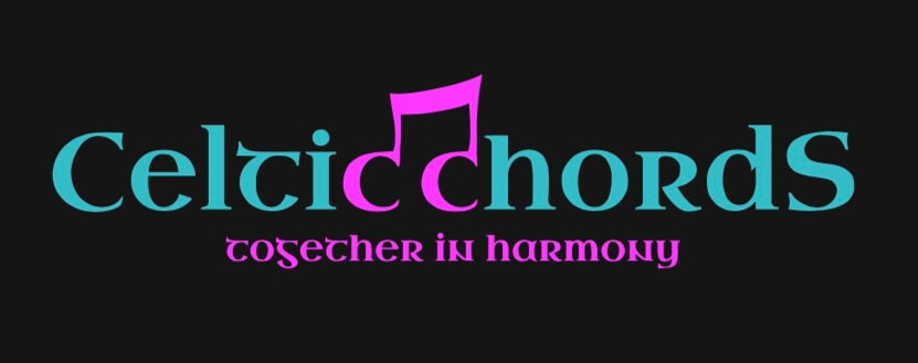 Celtic chords water bottle and printed holder