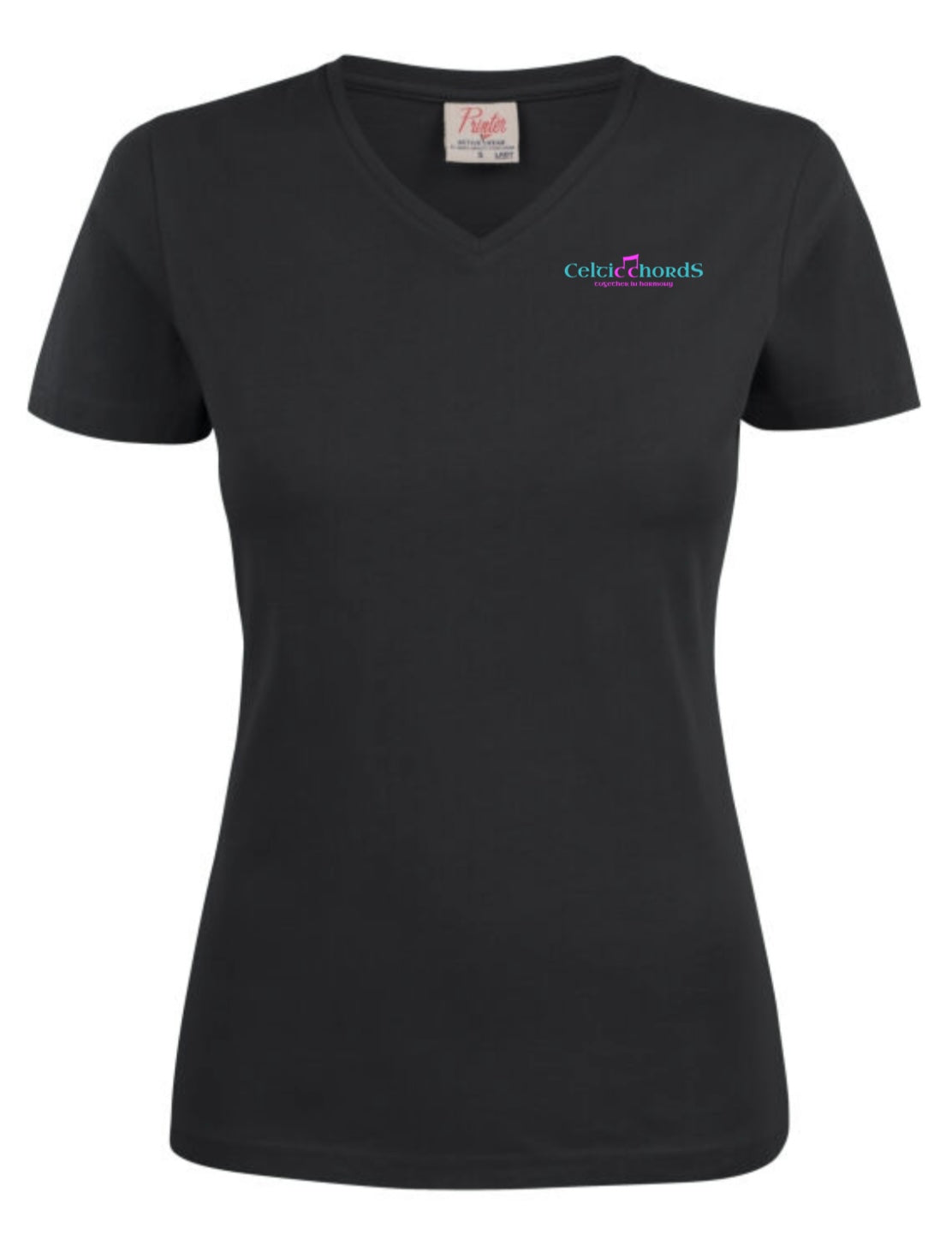 Celtic Chords ladies v-neck t-shirt