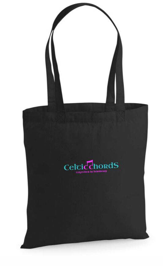 Celtic chords premium cotton tote bag