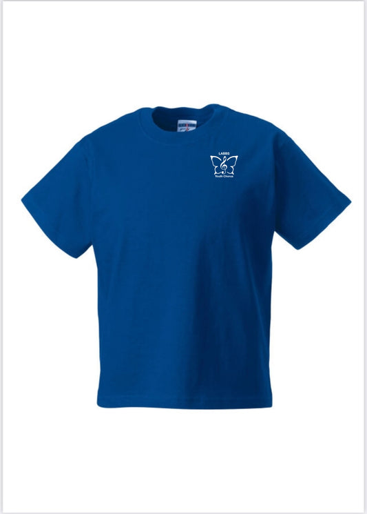 Kids' LABBS Youth chorus royal blue short sleeved t-shirt