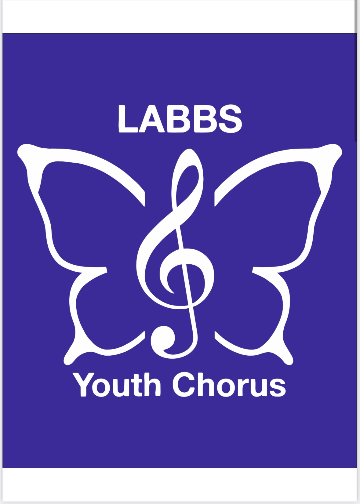 Kids' LABBS Youth chorus royal blue short sleeved t-shirt