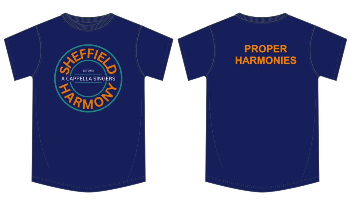 "PROPER HARMONIES" t-shirt (B220F)