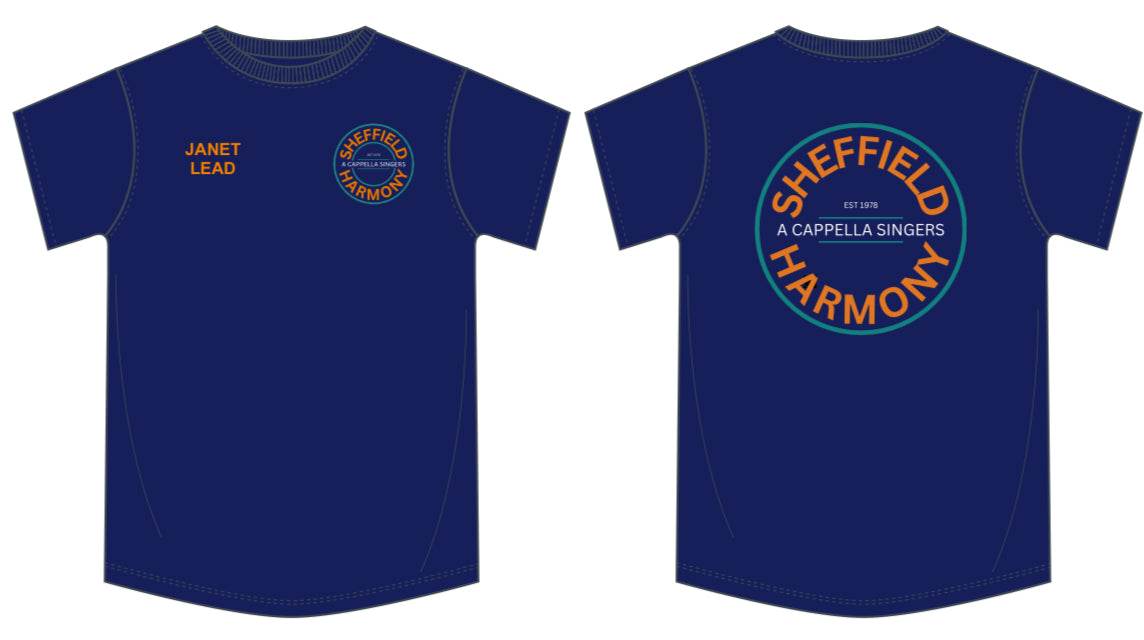 Sheffield Harmony personalised t-shirt (BA220F)