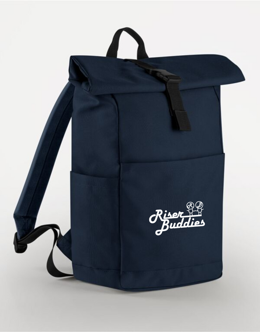 Riser Buddies original recycled roll-top rucksack