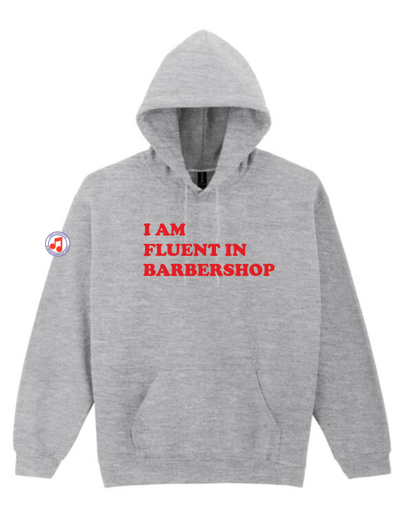 "Fluent in barbershop" hoody (18500)