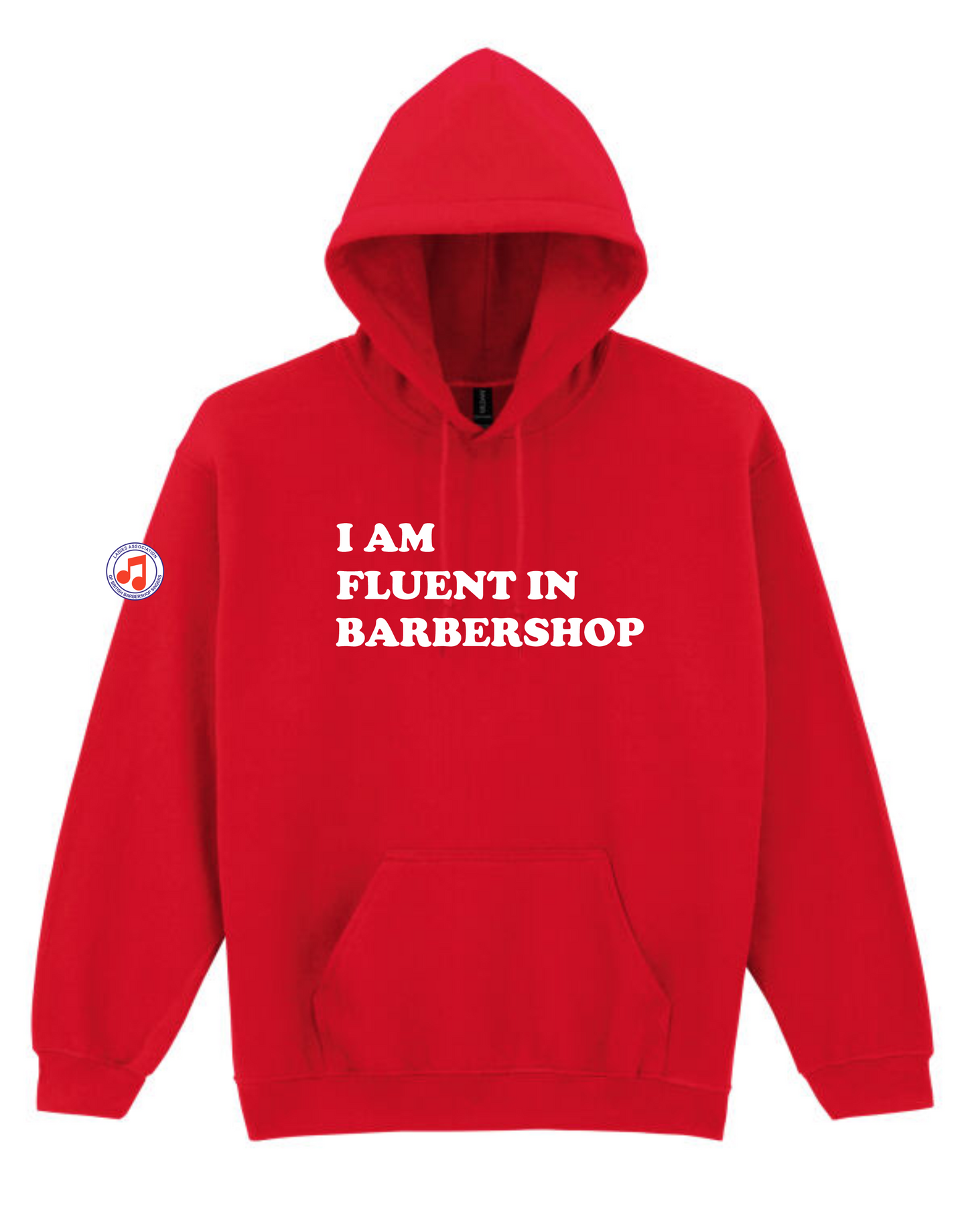 "Fluent in barbershop" hoody (18500)