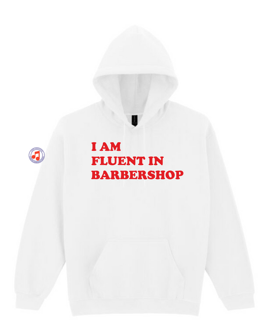 "Fluent in barbershop" hoody (18500)