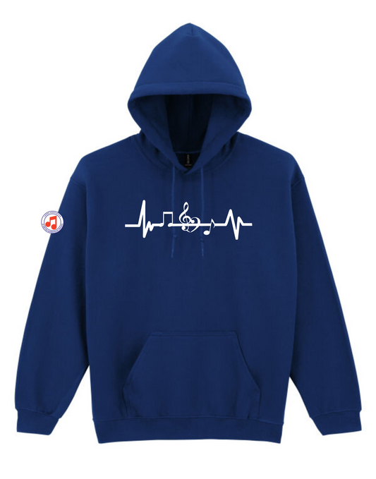 Musical heartbeat hoody (18500)